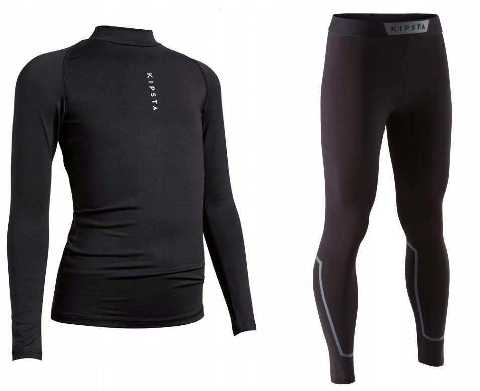 Termoaktywna Sportowa Bielizna Dla Dzieci Getry Koszulka Komplet 170