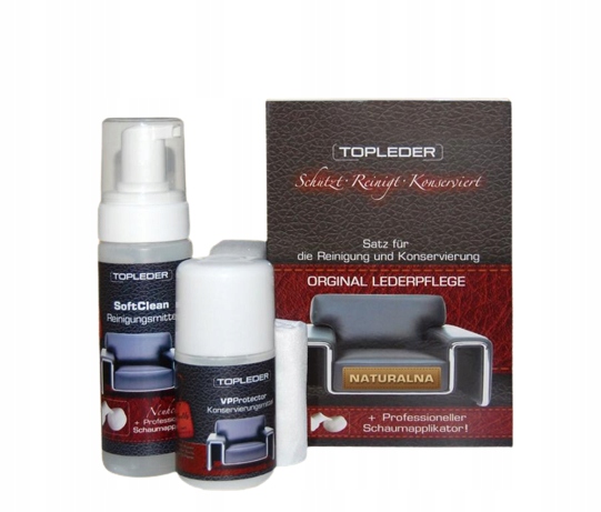 Sada Pro Údržbu Čištění Přírodní Kůže