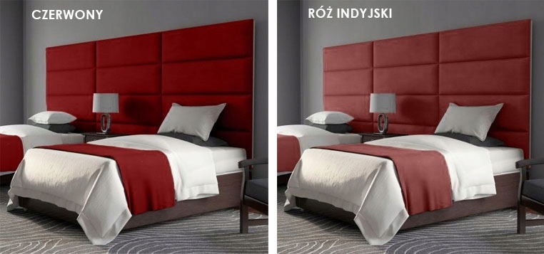 60X40 PANELE ŚCIENNE TAPICEROWANE WEZGŁOWIE WELUR Kolor obicia odcienie szarości