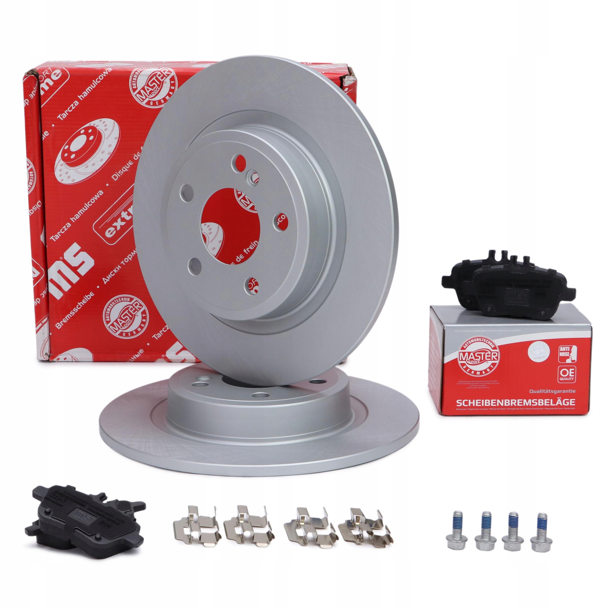 Kotouče Brzdové Destičky zadní Mercedes třídy A, B, Cla, Gla