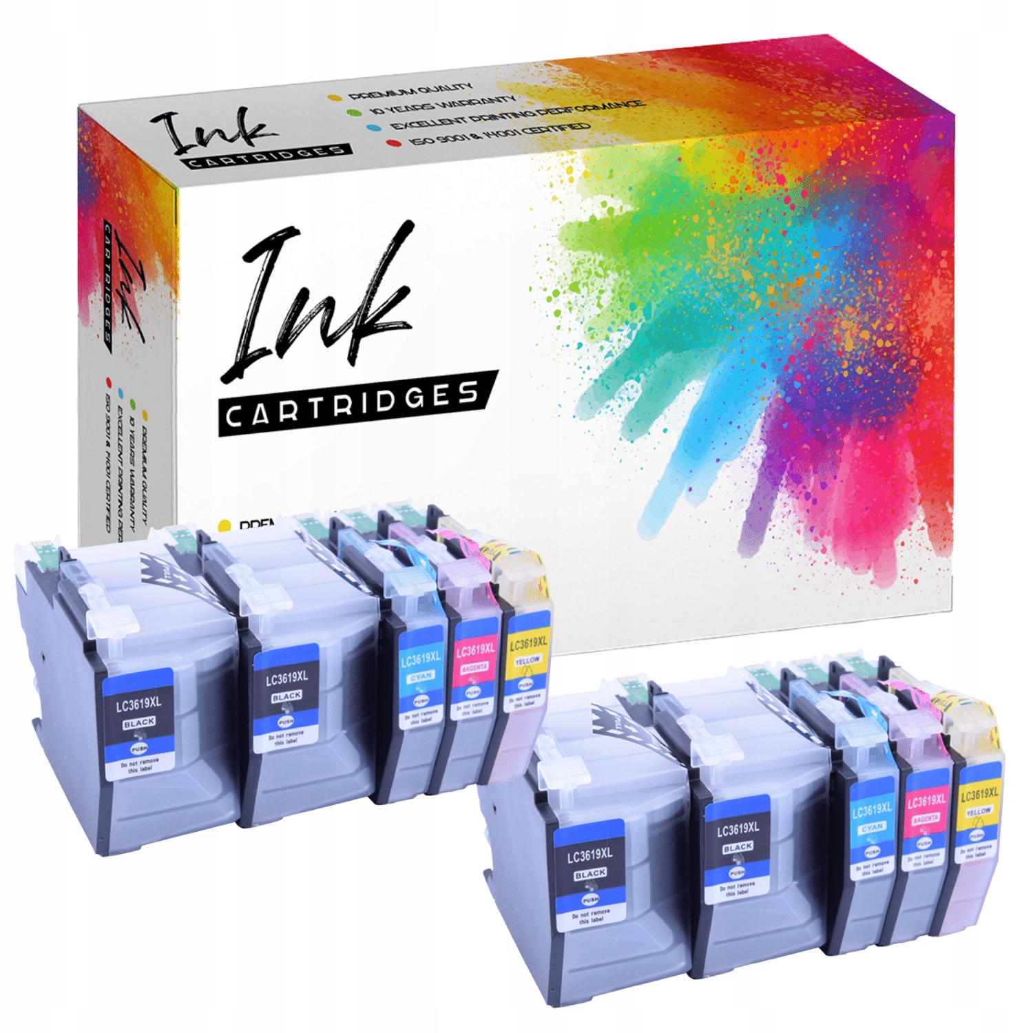 10X pro Brother LC3619XL MFC-J2330DW J3530DW J3930D