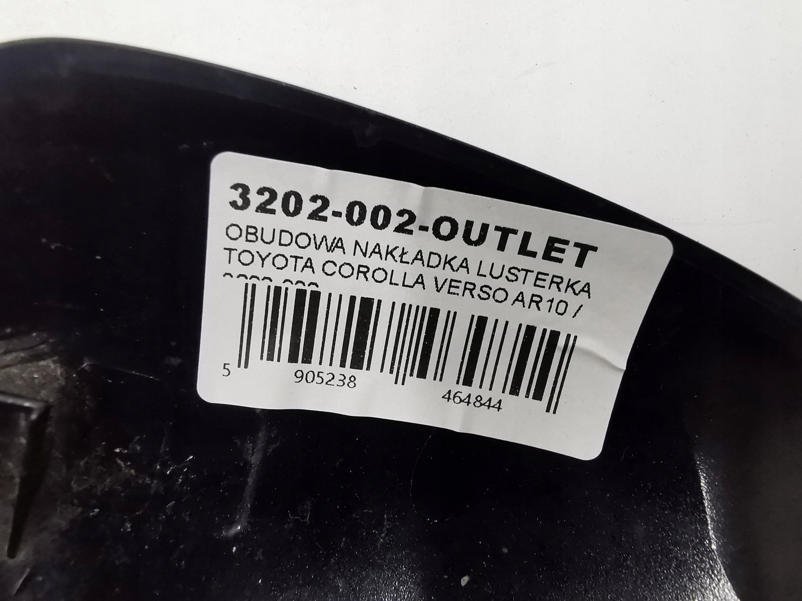 cover cap mirrors TOYOTA COROLLA VERSO AR10 / 3202-002