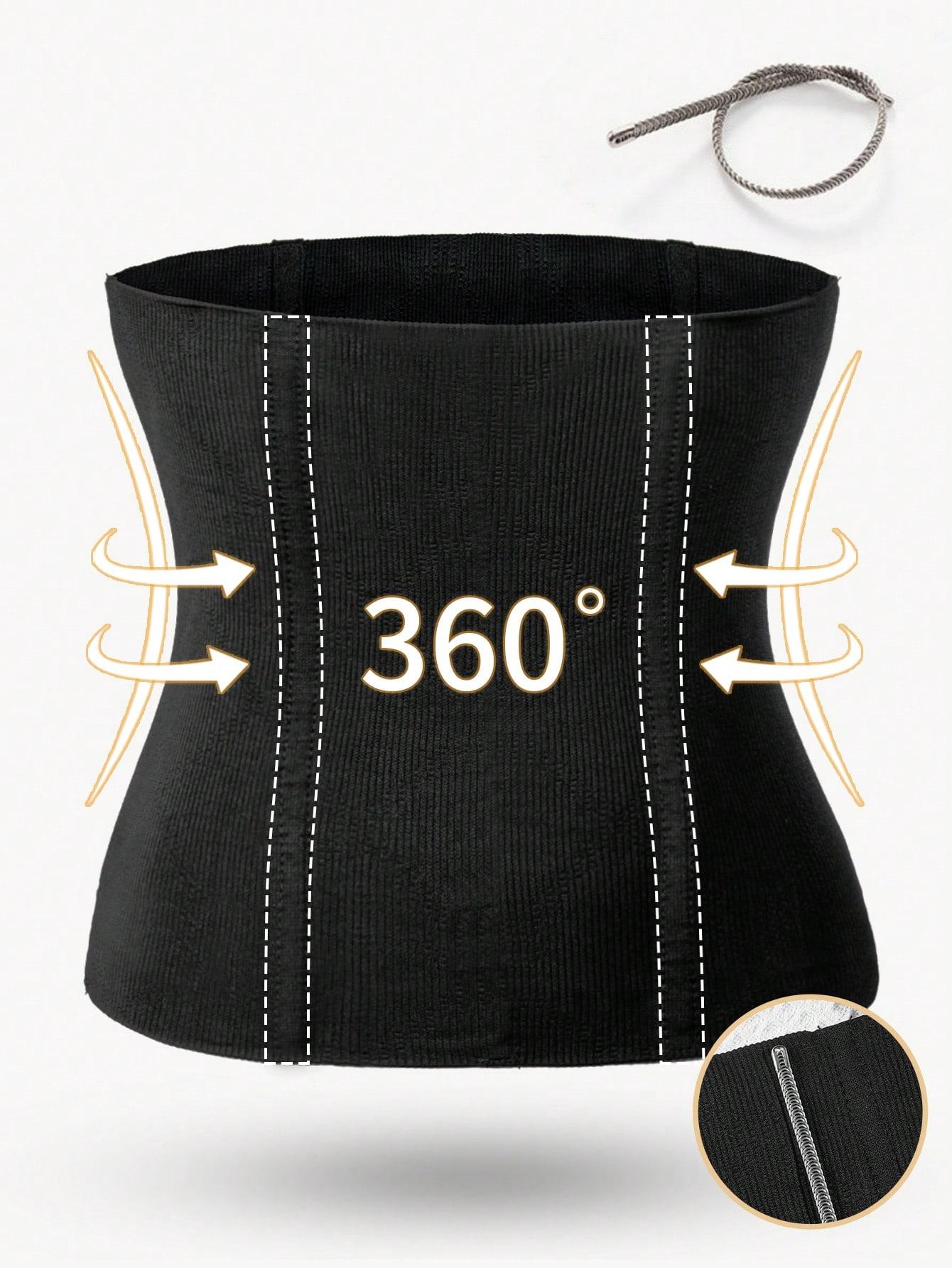 CZARNY GŁADKI GORSET WYSZCZUPLAJĄCY KLASYCZNY SHEIN S Marka Shein