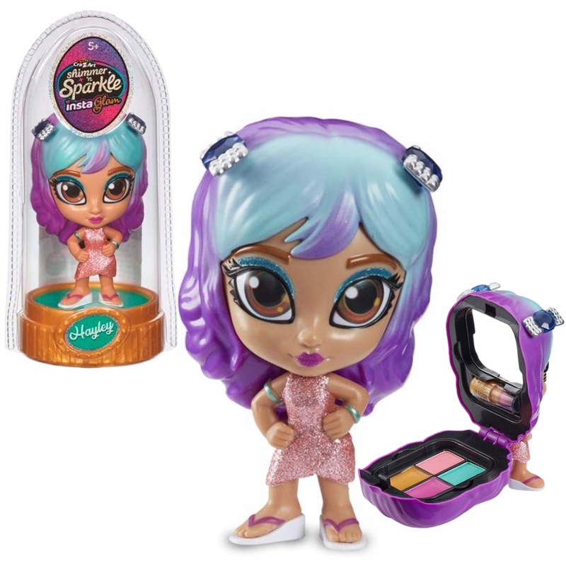 

Instaglam Shimmer Figurka Zestaw Makijaż Hayley