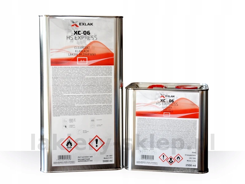 Bezb. lak Hs Express XC-06 7,5L Leštenie za 3 hodiny