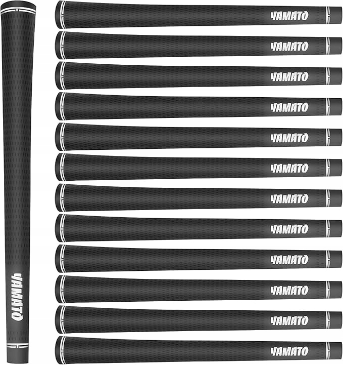 Sada golfových držáků Yamato Black Nature Rubber 13 kusů, střední