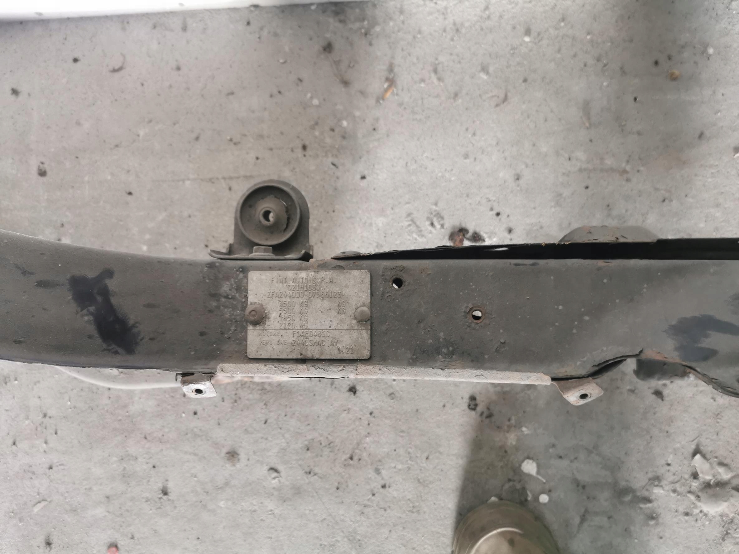 support panel for radiators pillar FIAT DUCATO II 02-06