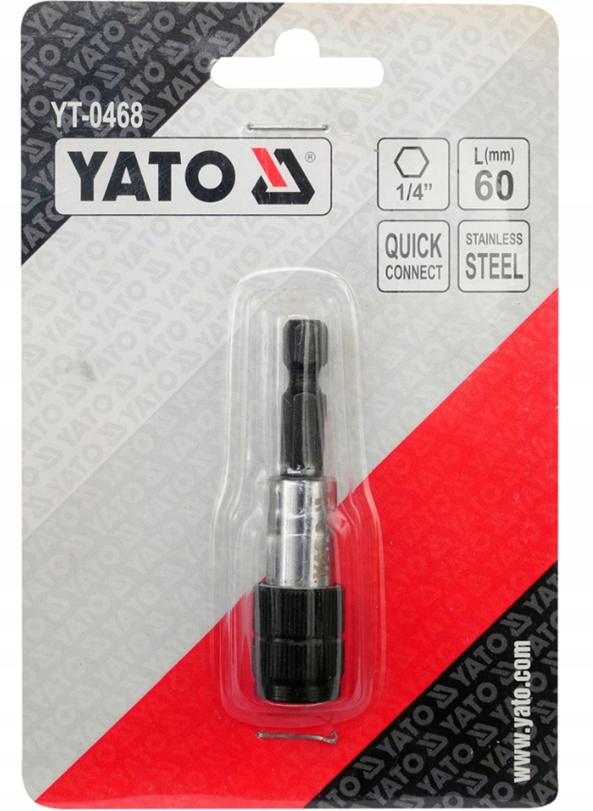 UCHWYT DO KOŃCÓWEK, BITÓW SZYBKOMOCUJĄCY 1/4 YATO Kod producenta YT-0468