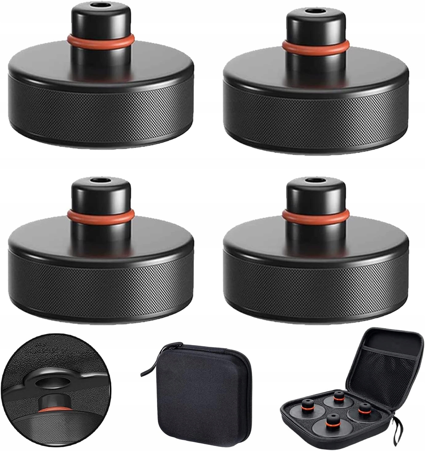 PODKŁADKI SAMOCHODOWE GUMOWE 4SZT TESLA S3XY UNIWERSALNE GUMOWE WYTRZYMAŁE EAN (GTIN) 5903133653745