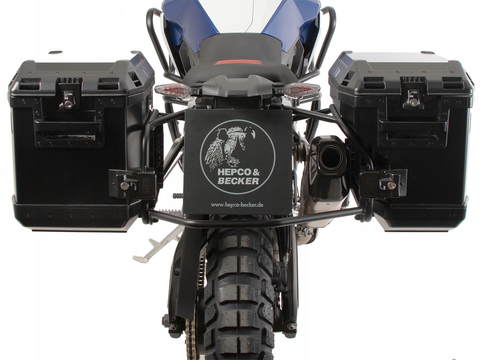 Výrez na bočné kufre Xplorer v čiernej farbe pre Bmw F 900 Gs (2024-)