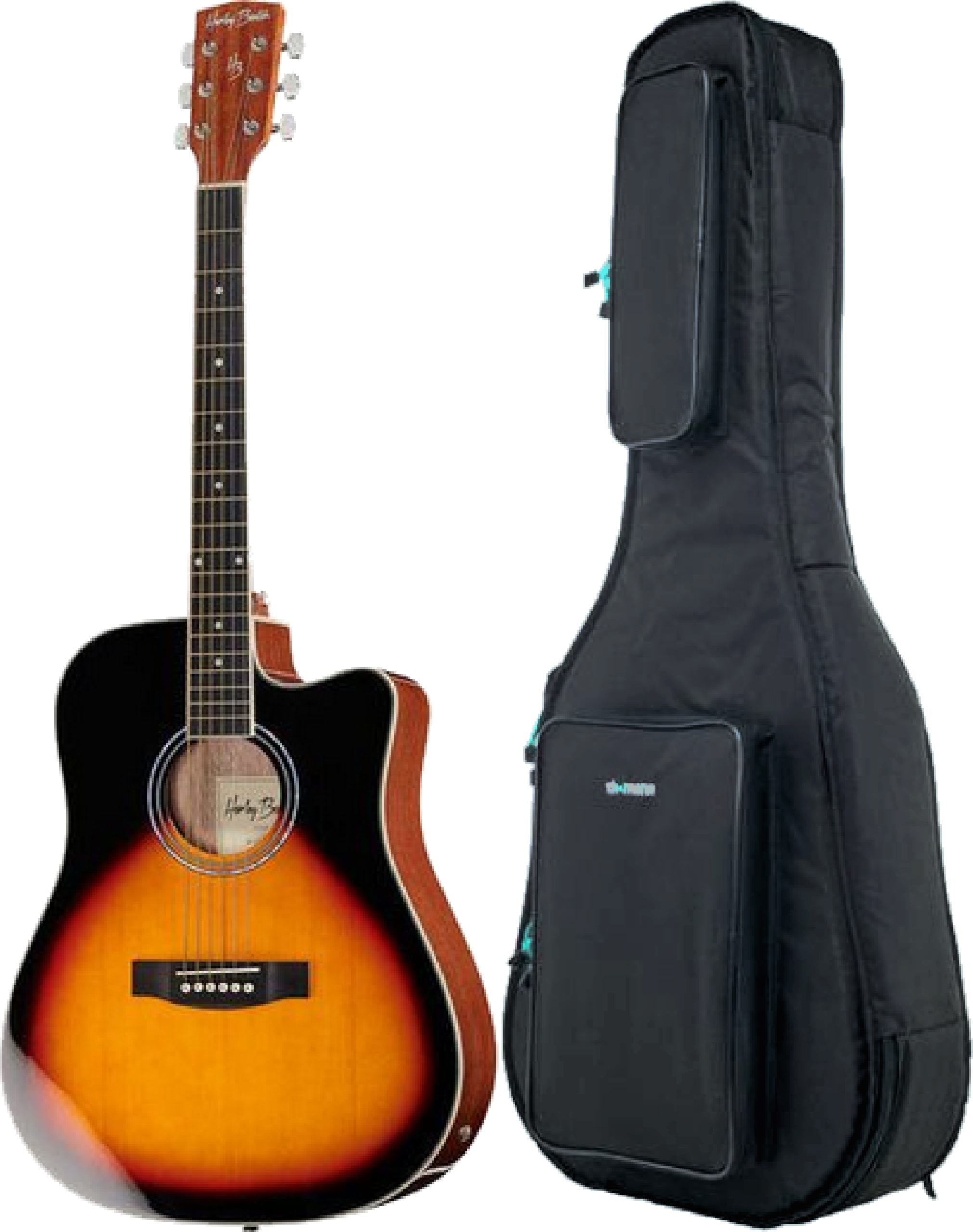 Elektroakustická kytara Harley Benton D-120CE Sunburst Pokrowie