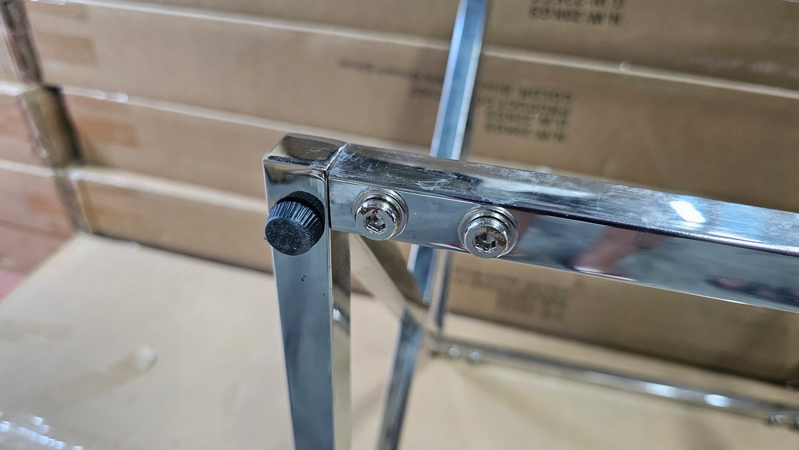 STOLIK KAWOWY SZKLANA ŁAWA SREBRNA CHROM MARMUR Liczba szuflad brak