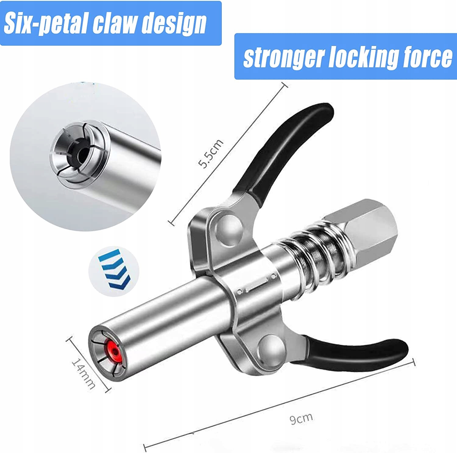KOŃCÓWKA SMAROWNICY SAMOBLOKUJĄCA 12000 PSI Kod producenta 0V2WR2EWHUVCSBQ6
