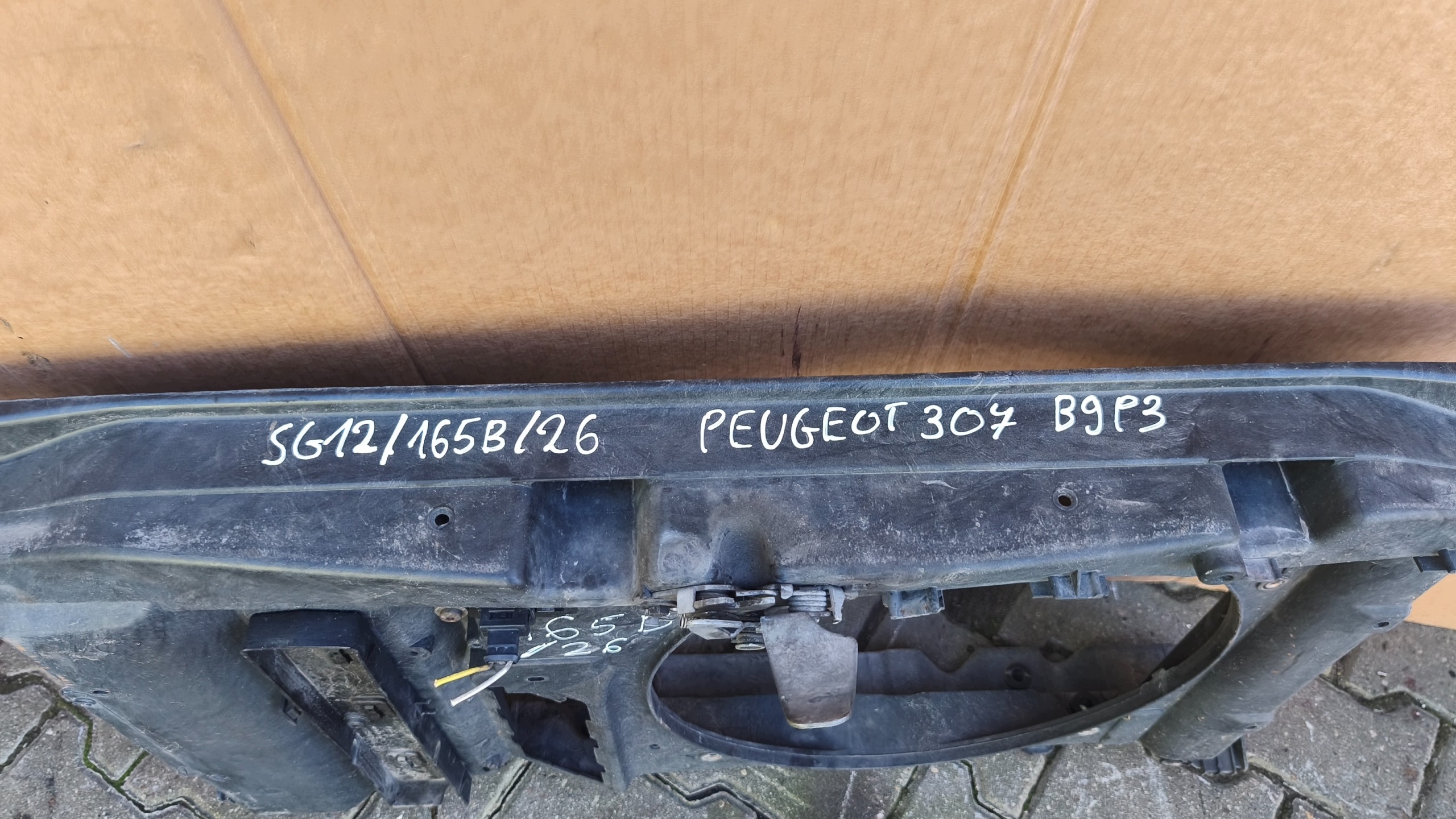 obal ventylátora PEUGEOT 307