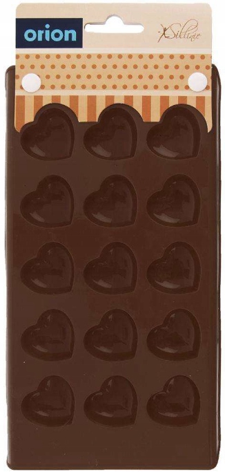 FOREMKA SILIKONOWA NA CZEKOLADKI PRALINKI LÓD 22x11cm OLDMAN SERCE FORMA EAN (GTIN) 3158449786447