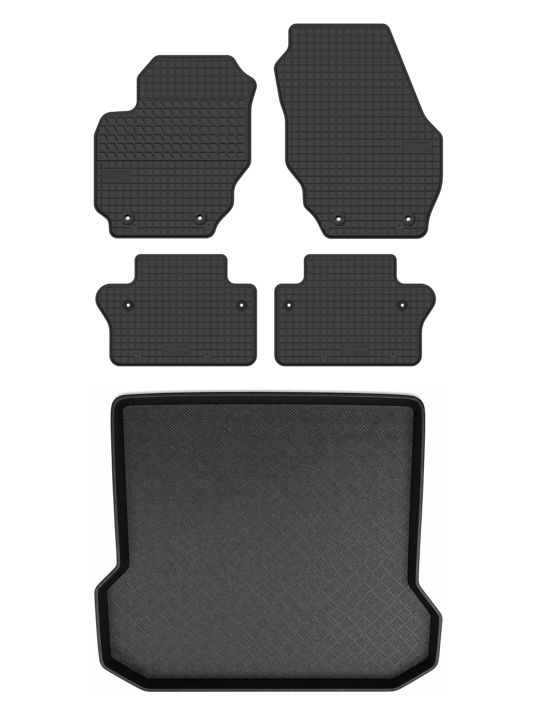 Gumové rohože SolidTread rohož do batožinového priestoru pre: Volvo XC70 III 2007-2016