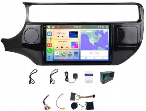 Rádio Navigácia Carplay Kia Rio 2015-2017 Bt Wifi Bt Android 4GB 64GB