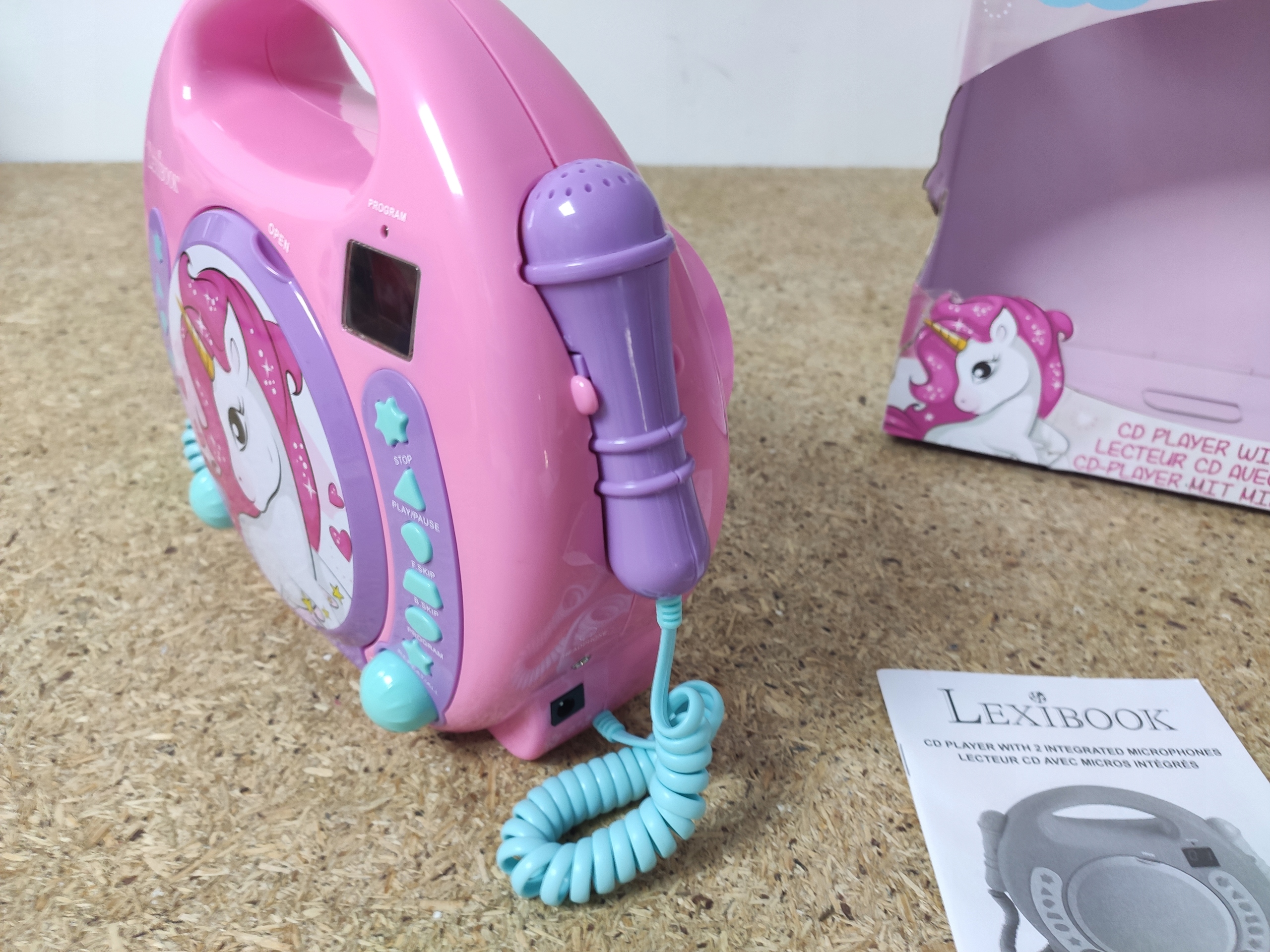 Lexibook Jednorożec. odtwarzacz CD. Model Unicorn