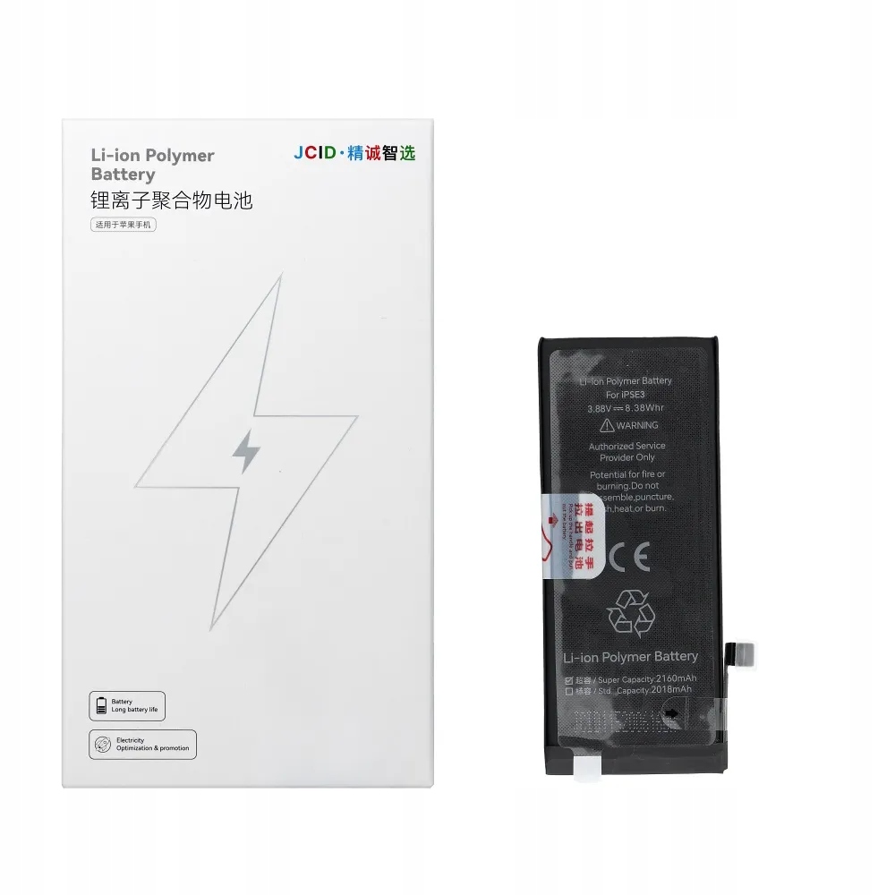 Jcid Bateria do iPhone SE3 2022 2200 mAh (zwiększona pojemność)