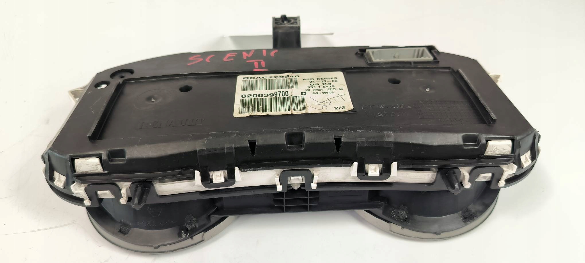 dials clock 8200399700D RENAULT SCENIC II