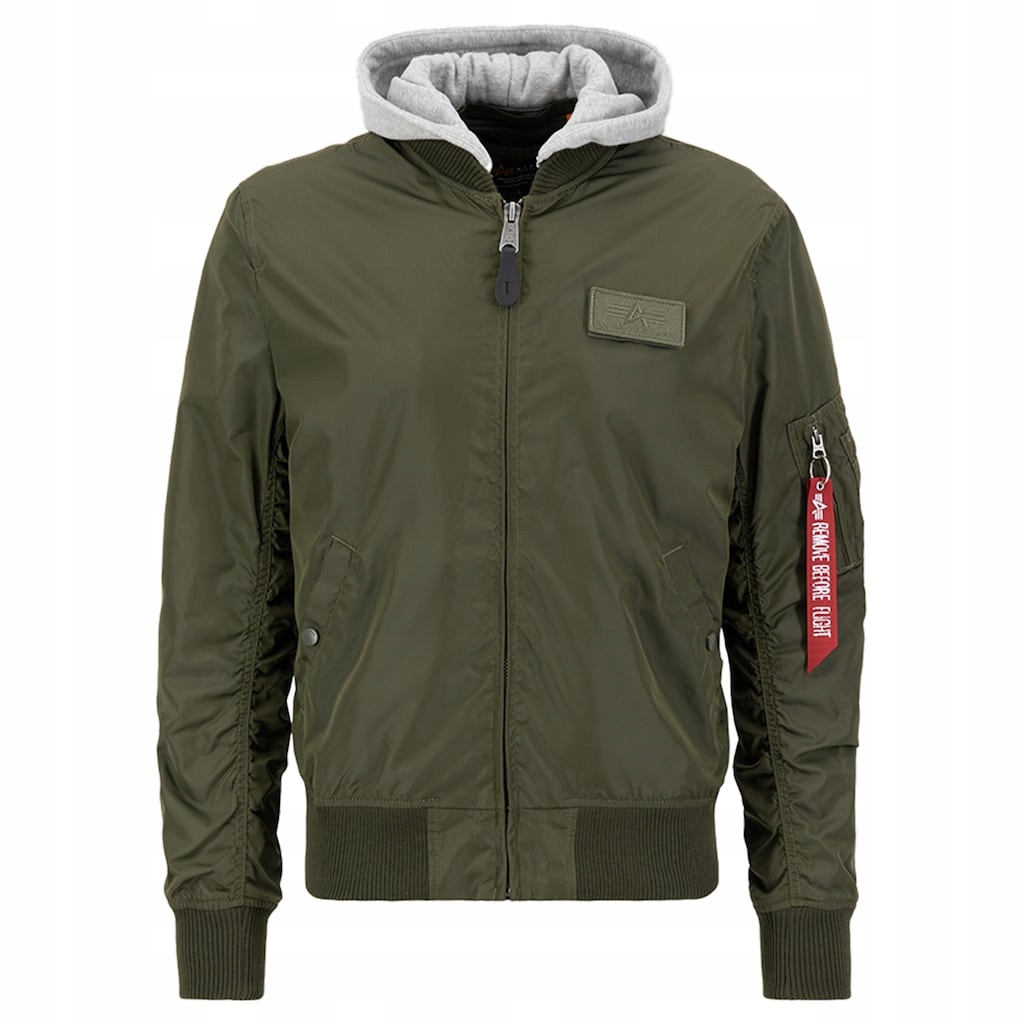 Alpha Industries pánská pilotní bunda s kapucí MA-1 Tt Hood velikost L