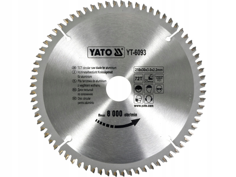Tarcza do cięcia Yato YT-6093 210 mm