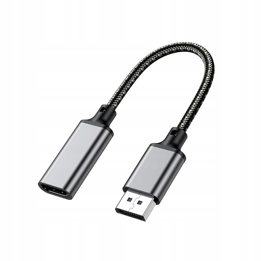 INF Kabel adaptera 4K 60Hz DP do HDMI (0,2 m) - Podłącz DisplayPort do HDMI
