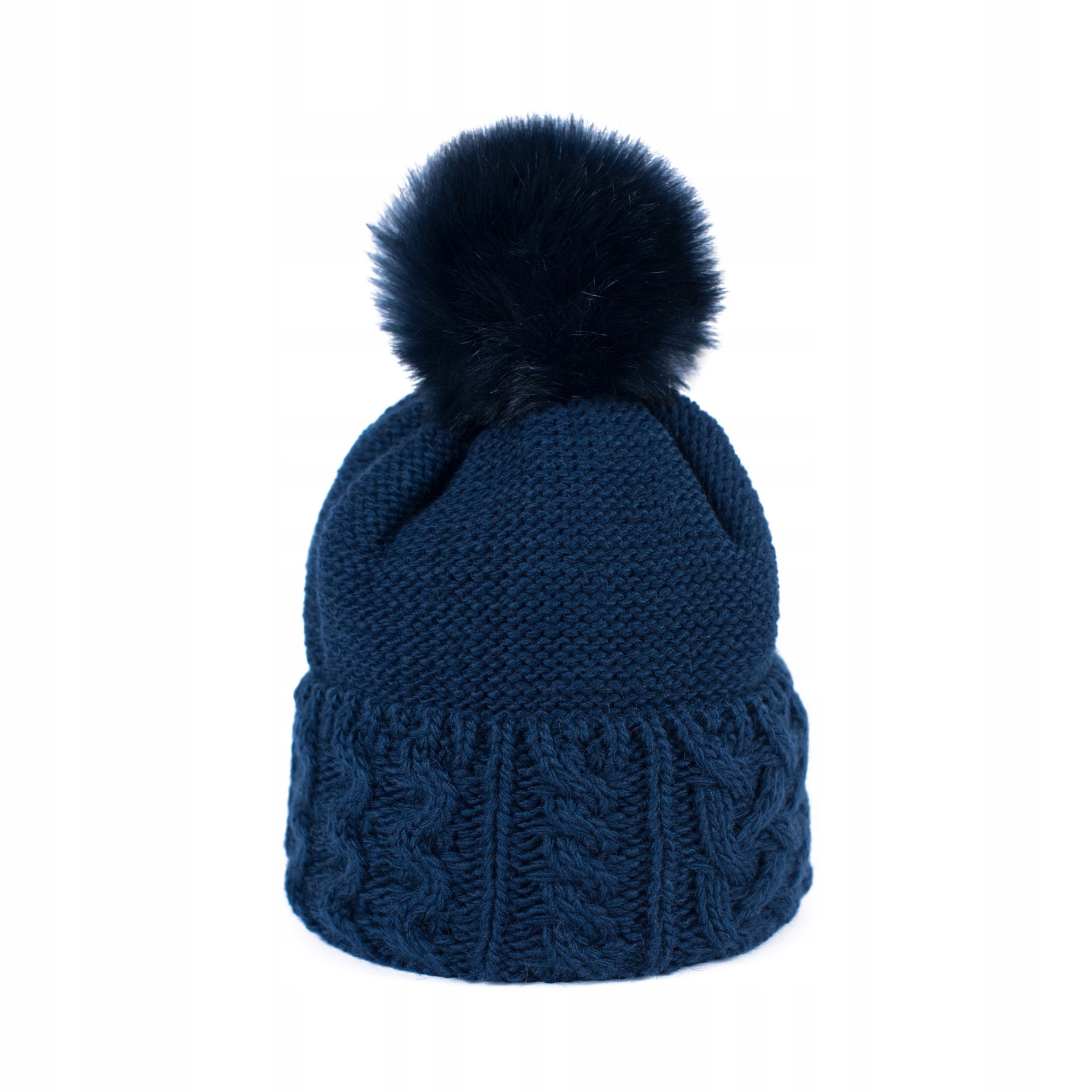 

Czapki Zimowe Damskie Polar Futrzasty Pompon Zima