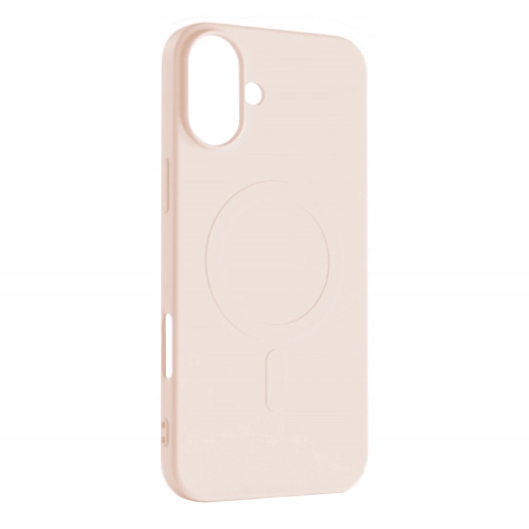 Etui Liquid Silicone Case MagSafe na do iPhone 16 jasnoróżowe
