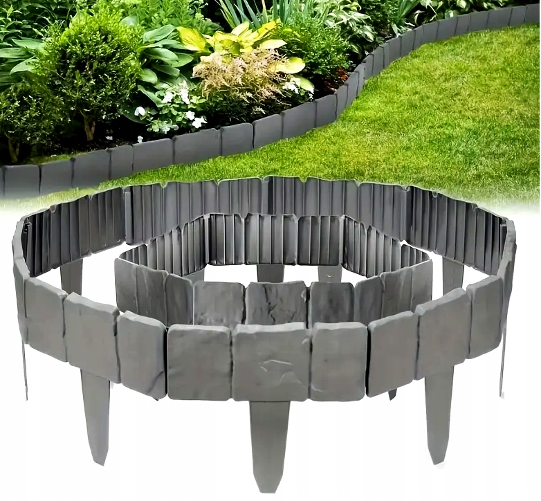 Palisada Ogrodowa Wysoka Obrzeże Trawnikowe 10m