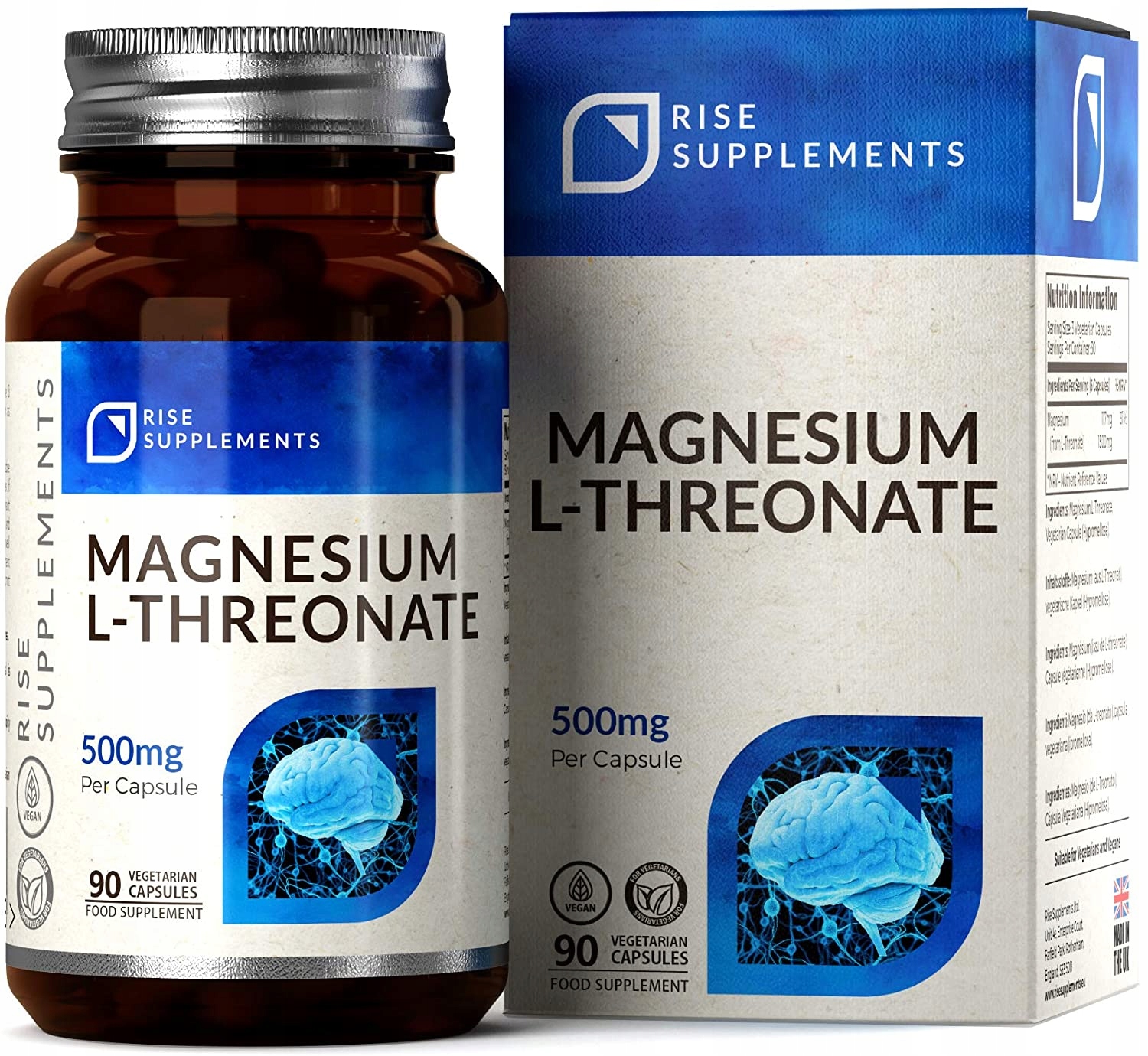 Magnesium L-Threonate (L-Treonian Magnezu) 500 mg 90 kapsułek