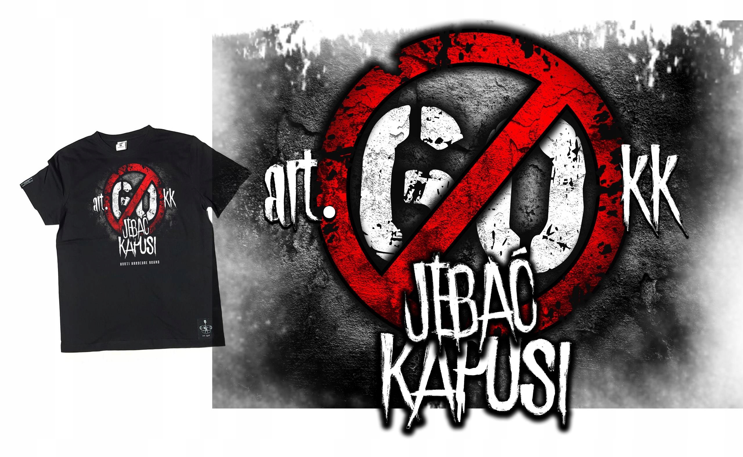 

L Koszulka Kapusi 2 napis J.e.b.a.ć śmierć donos