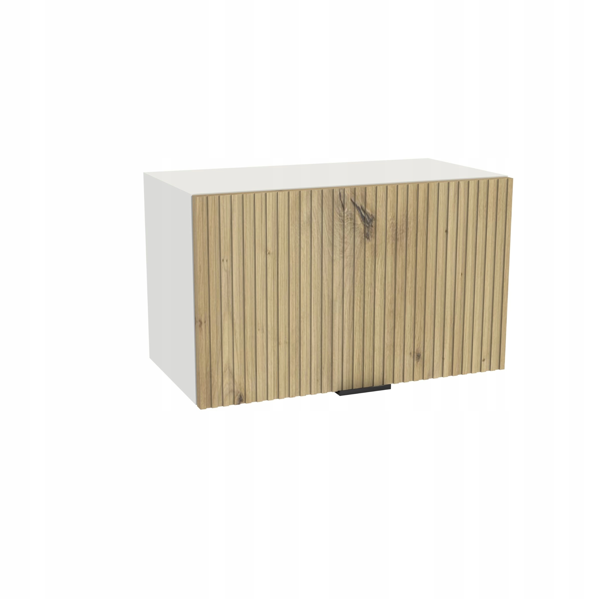 Horná kuchynská digestorová skrinka 60/36 Vigo Biela predná časť Ryfla Dub Artisan