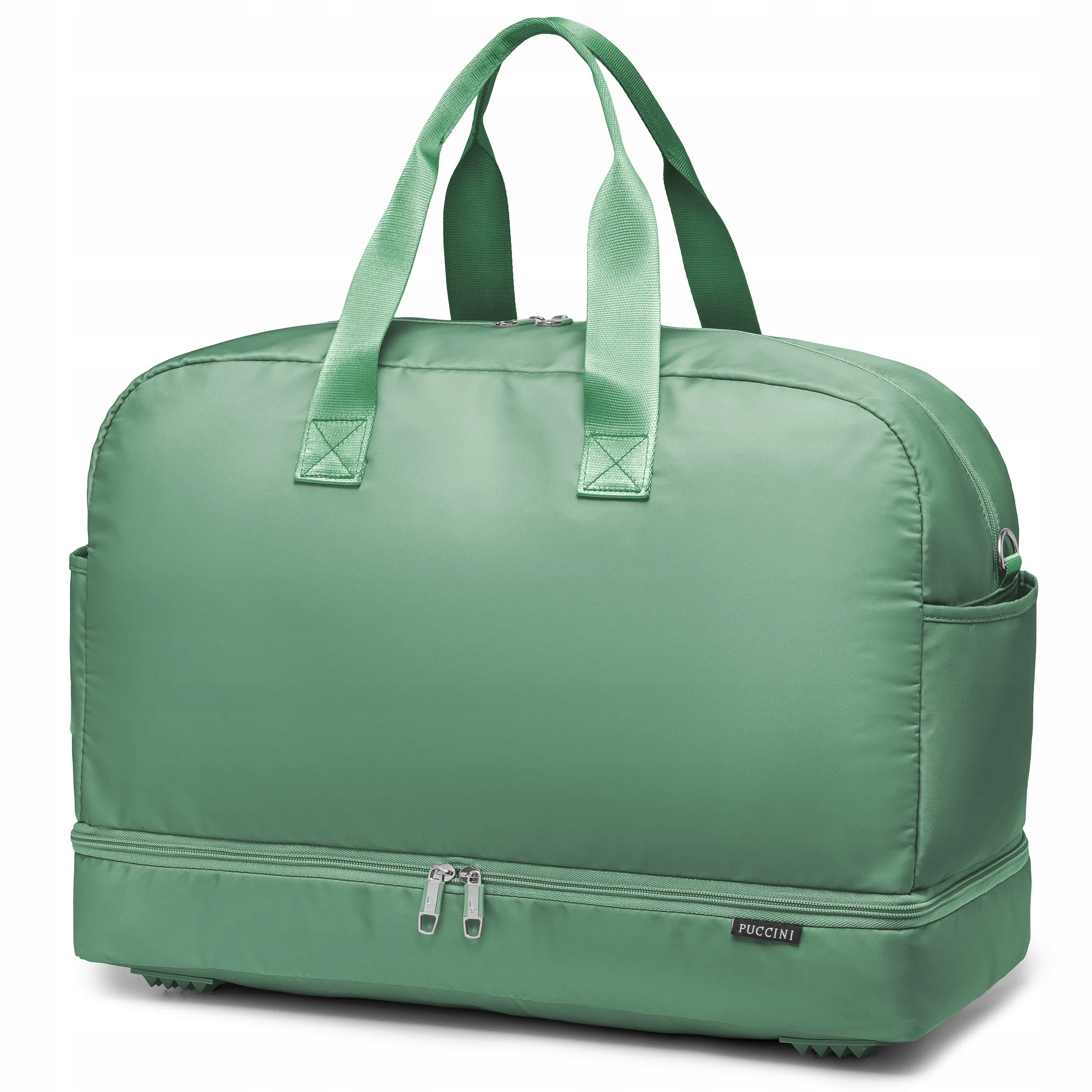 Velká tréninková sportovní taška pro posilovnu Fitness Puccini Zelená TD241-5C