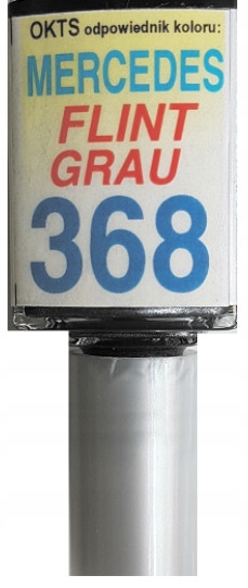 MERCEDES 368 FLINTGRAU LAKIER SAMOCHODOWY ZAPRAWKA DO RYS 10 ML ARASYSTEM