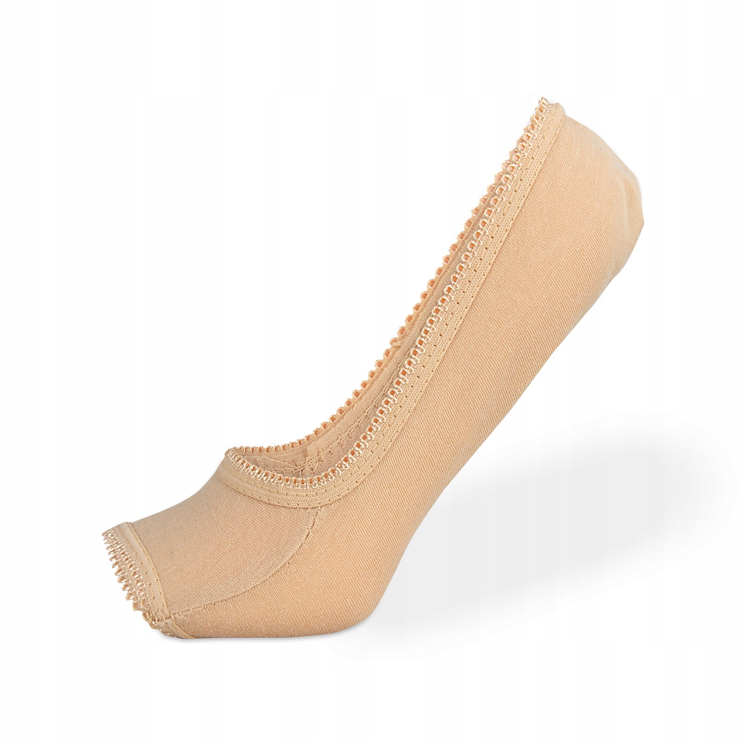 

Stopki Balerinki damskie bez palców beżowe