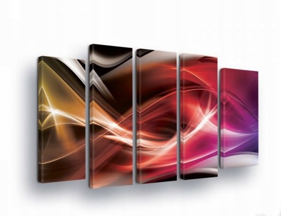 Obraz 150x100 Abstrakcia dynamika energia svetlo farby moderné umenie