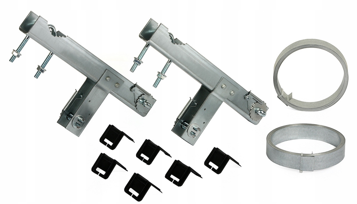 UCHWYT MASZT OPASKA KOMIN OBEJMA KOMINOWA 5 METRÓW