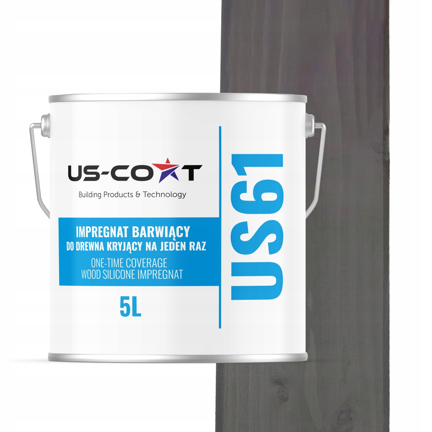 Barvící Impregnát Na Dřevo S Krycím Silikonem Najednou Altán Antracit 5L