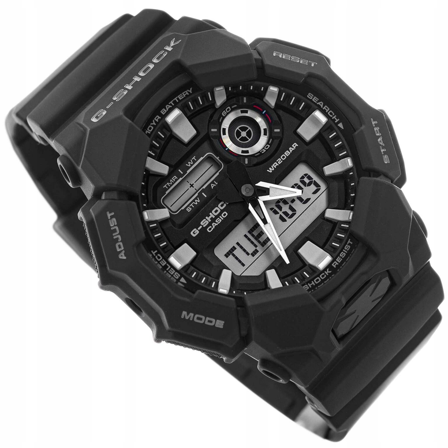 Pánské Hodinky Casio GA-010-1AER G-shock Černé Na Sportovním Řemínku 200M