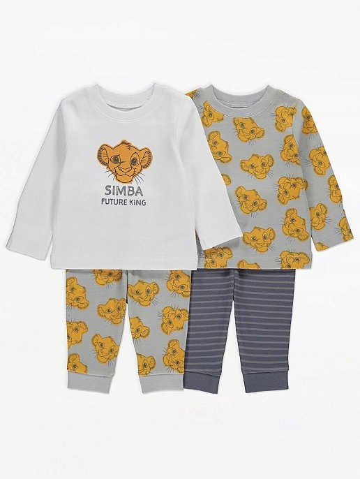

disney_92-98_2 Pack_bawełniana piżama_simba_nowa