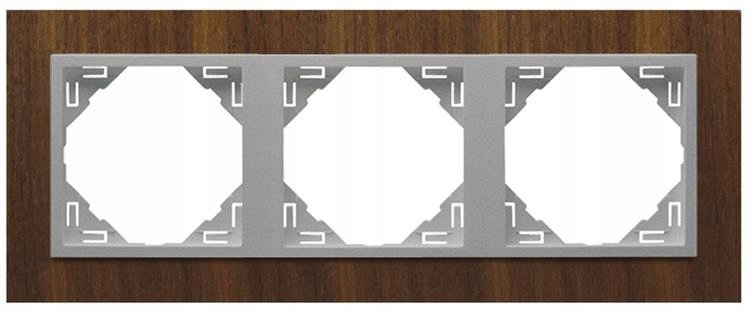 Efapel Arbore Rámček 3-BODOVÝ Orech VL 90930TNA