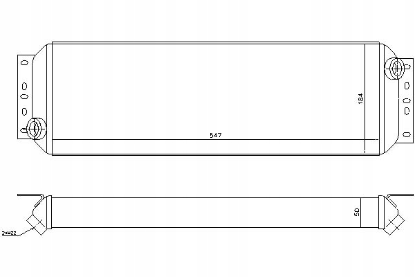 NISSENS CHŁODNICA OLEJU