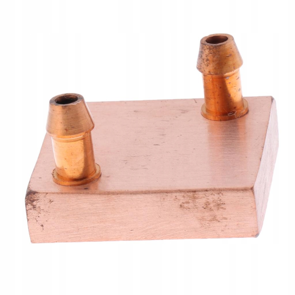 Copper Water Cooling Block for CPU Graphics Radiator Heatsink 40x40mm Wysokość 50 mm