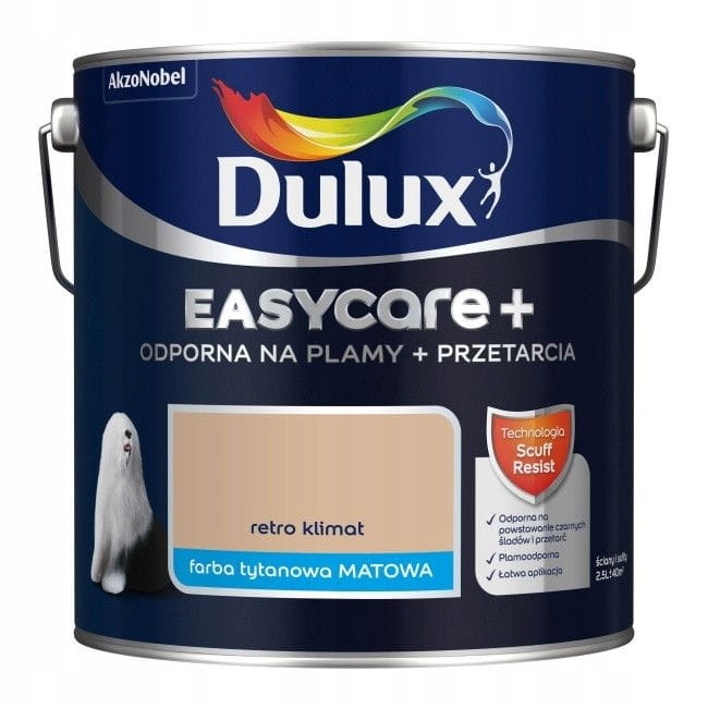 FARBA DULUX EASYCARE+ RETRO KLIMAT 2,5L