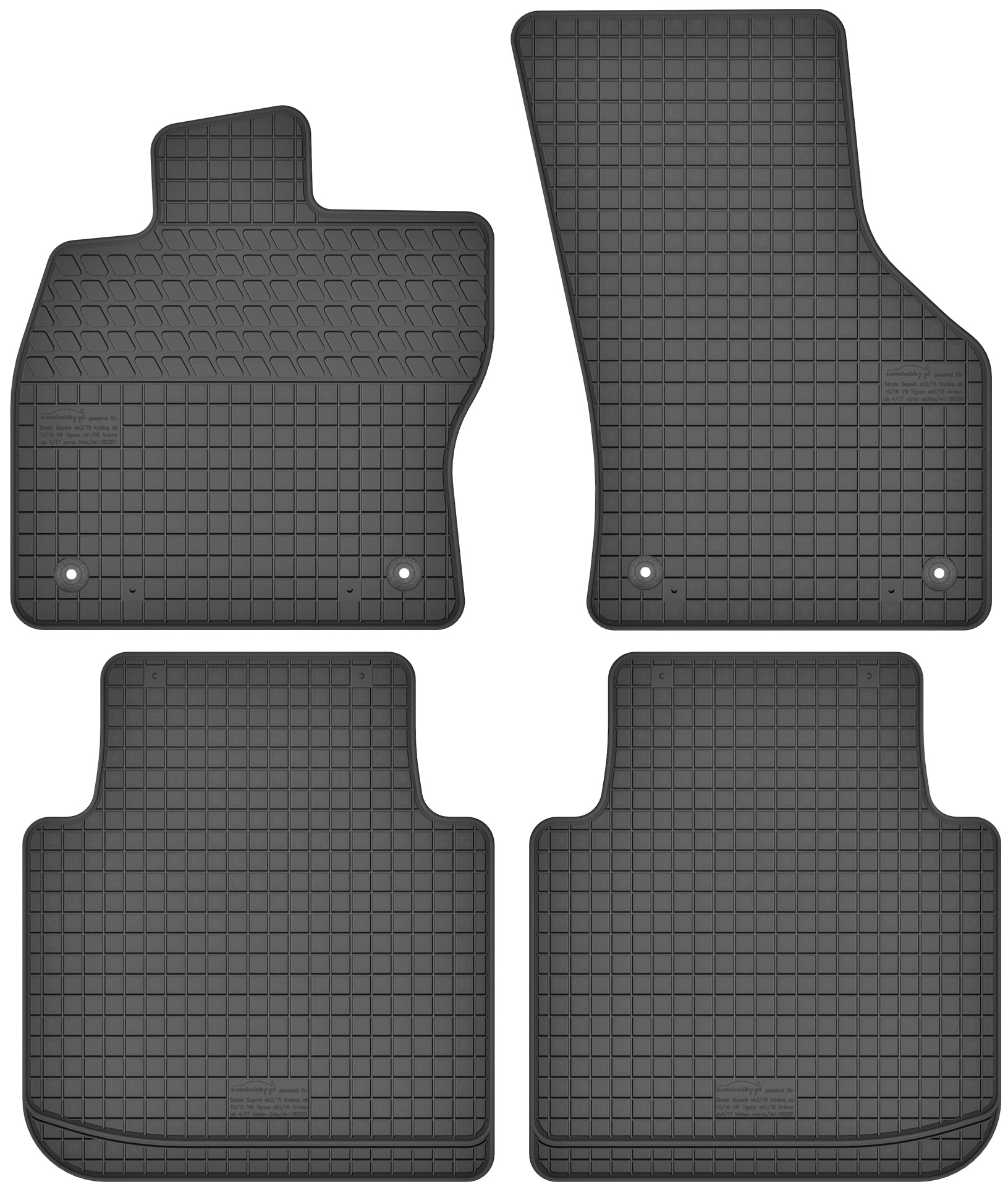 

Vw Tiguan II Allspace 2017- Dywaniki gumowe