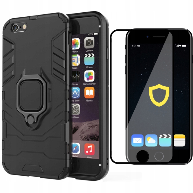 

Etui Case X-ring Pancerne Do Iphone 6/6S Szkło