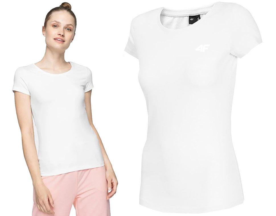

Koszulka Damska 4F T-shirt Bluzka Bawełniana r.M
