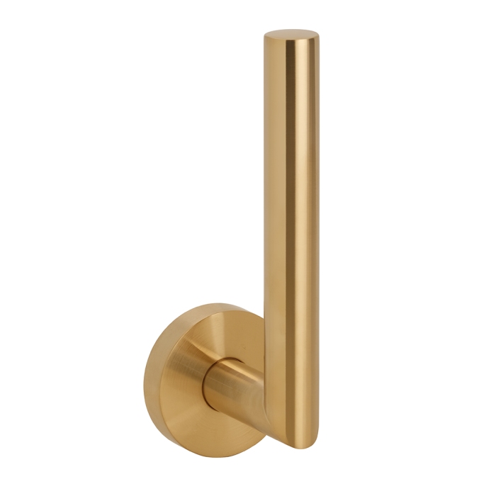 X-round Gold věšák na toaletní papír, zlato matný