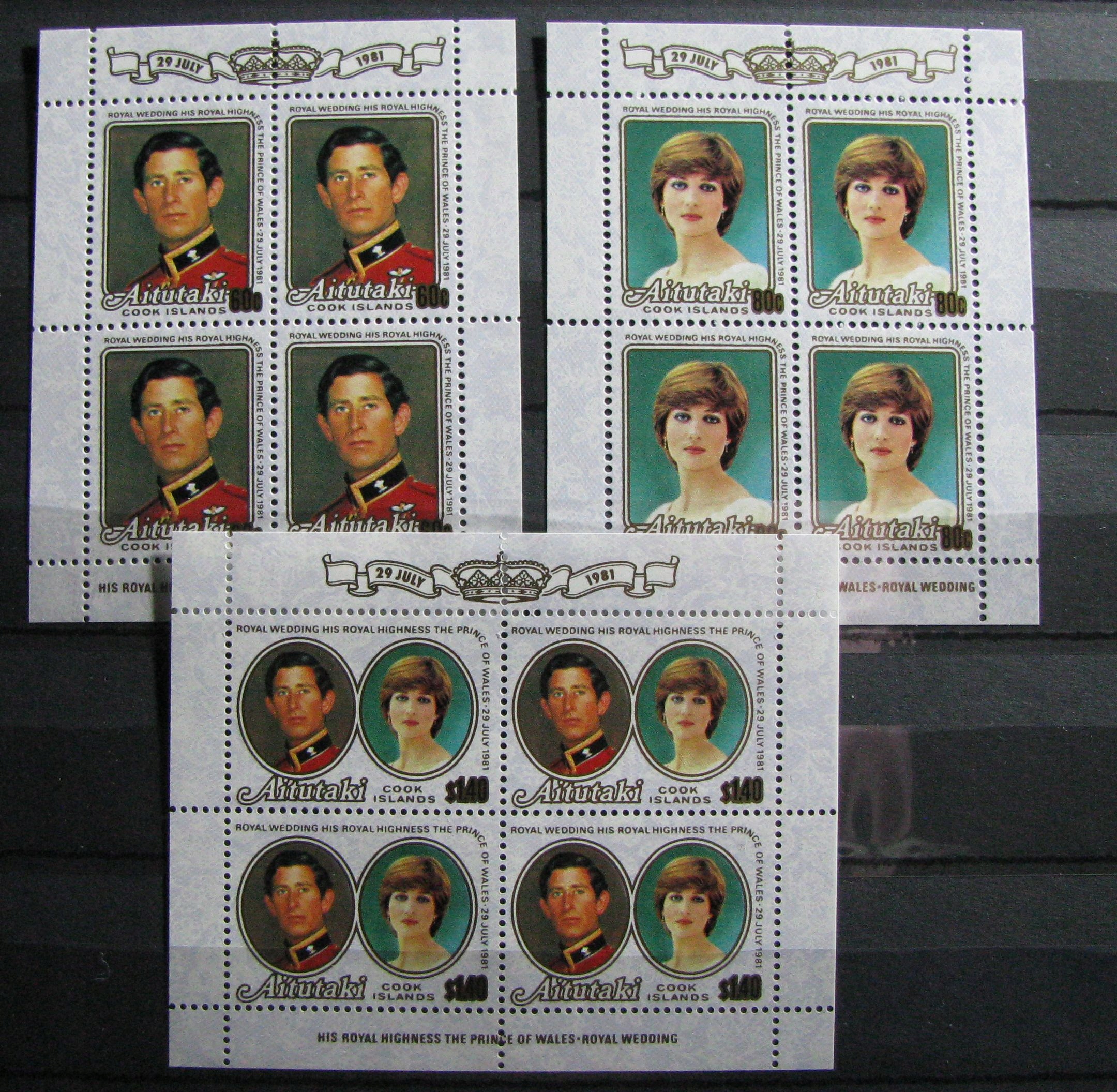 AITUTAKI - Mi arkusz 406-408 **